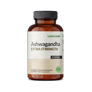 Integratori a base di erbe Ashwagandha capsule Shilajit Private Label capsule