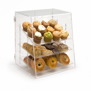 50% percent pastry display acrylic cake stand disc box with great price
