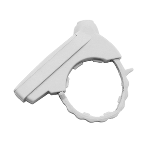 White Plastic Bottle Security Tag with AM 58kHz Anti-Theft Feature for Retail Loss Prevention - Product Image 1
