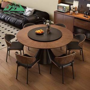 <span class=keywords><strong>Mesa</strong></span> de Comedor <span class=keywords><strong>Extensible</strong></span> de Piedra Sinterizada de Lujo Wayon con Cocina de Inducción, <span class=keywords><strong>Mesa</strong></span> Plegable Moderna Redonda a <span class=keywords><strong>Cuadrada</strong></span> con Almacenamiento - Product Image 1