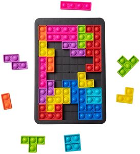 Jeu de blocs de construction à succès en 2022, 27 pièces, puzzle pop push bubble block, jouet anti-stress <span class=keywords><strong>pour</strong></span> enfants et adultes - Product Image 4