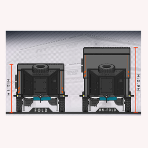 <span class=keywords><strong>Camping</strong></span>-<span class=keywords><strong>car</strong></span> Conquer Falcon Expedition 500 avec réfrigérateur intégré, capacité de couchage pour 2 personnes, charge utile personnalisée - Product Image 3