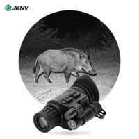 Perangkat Penglihatan Malam Monokuler Pvs14 Gen 3 Fosfor Putih P45 FOM1800 Penguat Gambar Perbesaran 1x 50 FOV 800-1800mAh