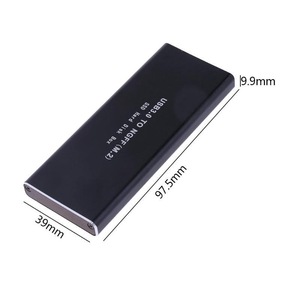 NVMe PCIe NGFF M.<span class=keywords><strong>2</strong></span> SATA çift protokol SSD durumda 10Gbps 2TB tipi C USB 3.0 Gen <span class=keywords><strong>2</strong></span> harici katı hal sabit Disk sürücü kutusu alüminyum - Product Image 3