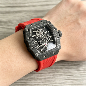 High Quality Luxury Titanium <b>Case</b> Ultra-Light Full Skeleton Tourbillon Unisex Sports <b>Watch</b> Sapphire Crystal Dial ETA Mechanical - Product Image 4
