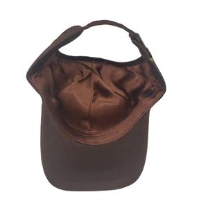 Demi-casquette de baseball personnalisée <span class=keywords><strong>pour</strong></span> femmes Satin <span class=keywords><strong>soie</strong></span> doublée dos ouvert queue de cheval <span class=keywords><strong>cheveux</strong></span> <span class=keywords><strong>afro</strong></span> bouclés imprimé motif incurvé dos nu chapeau de soleil - Product Image 1
