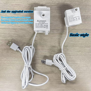 Pompe à eau silencieuse à circulation d'eau en plastique écologique intelligente DC5V, distributeur d'eau pour animaux de compagnie, petit aquarium, salon, espace d'aquarium - Product Image 3