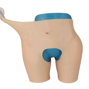 Fake Bums and Hips Triangles Panty <b>Butt</b> Lift Silicone Buttocks <b>Enhancer</b> Padded Pants for Plus Size Large Bum Underwear - Product Image 2