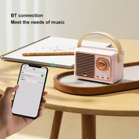 HM11 Retro Mini portátil Bt altavoz impermeable inalámbrico Audio envolvente sonido estéreo clásico Vintage altavoz