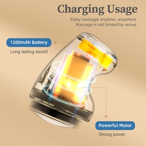 Rechargeable Patented Handheld Muscle Deep Tissue Vibration <b>Massager</b> Body <b>Massager</b> - Product Image 5