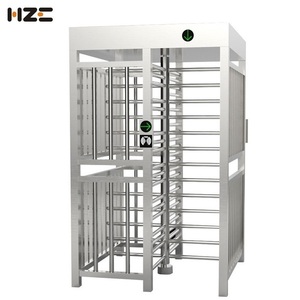 Porte de tourniquet de taille de double canal sûr de haut niveau pleine/porte de taille de tourniquet de parcs d'attractions - Product Image 2