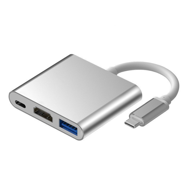 В наличии кабель Type-C 3 в 1 Тип C к Hd-mi 4K USB 3,0 концентратор