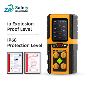 가스 경보 콰트로 산업 4 가스 개인용 모니터 H2S CO O2 LEL 휴대용 4 가스 감지기 - Product Image 2