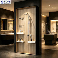 Présentoir de gros pour accessoires de salle de bain, support personnalisé pour sanitaires, lavabos, robinets, étagère métallique pour exposition, salle d'exposition, vente au détail