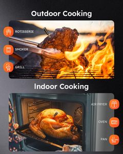 New Arrival Digital Screen Bluetooth Wireless Meat <b>Thermometers</b> Household Kitchen Oven Food <b>Thermometer</b> With Both Probe - Product Image 6