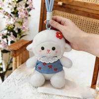 Boneka Angela Lucu Baru Musim Panas Bahan Poliester PP Katun Plushie Penghibur Bib Kartun Putri Domba Hadiah Boneka Plushie Kustomisasi