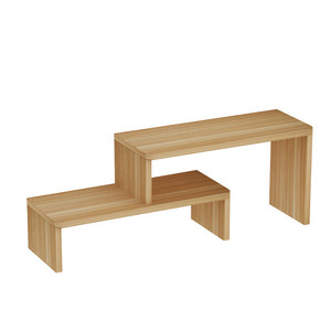 Étagère de rangement de bureau à 2 niveaux, organisateur multifonctionnel rectangulaire pour espace de travail des étudiants - Product Image 5