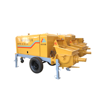 Pour la construction 30m3/h petite mini pompe concrète pompe de ligne concrète électrique en pierre fine à vendre