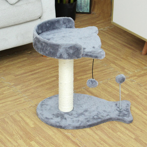 Jia Ni <b>Cat</b> <b>Cat</b> Tree Sisal Scratching Post Small <b>Cat</b> <b>Climbing</b> <b>Frame</b> Durable All Seasons Pet Toy - Product Image 2