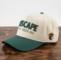 Gorra de Béisbol Deportiva de 5 Paneles con Visera Curva y Diseño Colorblock, MOQ Bajo, Logotipo Personalizado Mediante Bordado a Mano y Bordado 3D