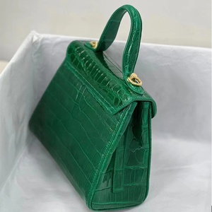 Bolso de cuero de <span class=keywords><strong>cocodrilo</strong></span> de <span class=keywords><strong>Nilo</strong></span> genuino de alta calidad de lujo bolso de cuero cruzado de hombro de <span class=keywords><strong>cocodrilo</strong></span> para mujer - Product Image 4
