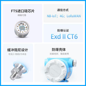 XSENR PCM900W Wireless Pressure <b>Transmitter</b> 0.25 Accuracy Explosion-proof With LoRaWAN For Industrial Use - Product Image 2