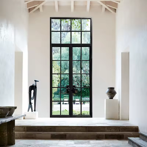<span class=keywords><strong>Double</strong></span> <span class=keywords><strong>porte</strong></span> française en aluminium <span class=keywords><strong>de</strong></span> couleur personnalisée en verre pour patio balcon entrée du <span class=keywords><strong>salon</strong></span> utilisation extérieure - Product Image 2
