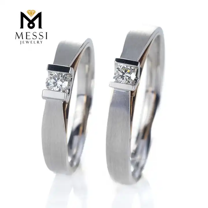 Lab Grown Diamond Igi/Gia Design Customize Rose Gold Platinum Couple Rings  Gold Jewelry Set Gift - China Ring and Diamond Ring price |  Made-in-China.com