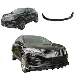 Feuille d'aile d'aile extérieure de voiture avec bande de porte Spoiler Aile aileron arrière Spoiler avant Kits de carrosserie pour mise à niveau Lincoln MKC - Product Image 1
