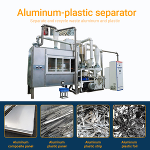 Máquina de Reciclaje de Residuos de Aluminio y Plástico con Control PLC, para Chatarra de Electrodos de Baterías de Litio, Garantía de un Año - Product Image 2