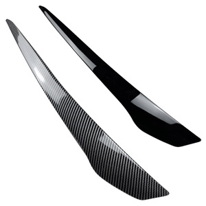 Autocollants pour phares de voiture, texture en Fiber de carbone noir piano, pour Bmw série 3 E92 E93 Lci 2010 2012, autocollants pour carrosserie - Product Image 5