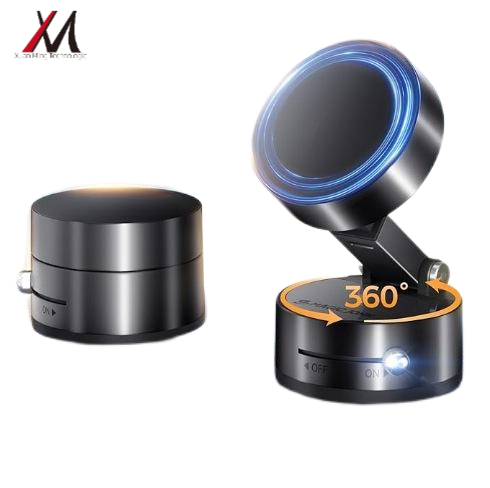 2025 Upgrade Vacuum Magnetic Car Phone Holder - Xuanming 360° Adjustable Suction Cup Mount for Car,
