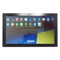 Alta calidad Android Digital Photo & Video Frame 18 IPS Panel Reproductor de publicidad con reloj de pantalla táctil Formato de audio de la WiFi-MP3