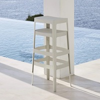 Nouvel ensemble de table et de chaises hautes d'extérieur, mobilier de bar pour hôtel, bar de bord de piscine, tabourets de bar pour patio
