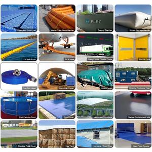 JS 750G bâche légère PVC enduit polyester tissu rouleaux toile imperméable pour camion à plat techniques non tissées - Product Image 4