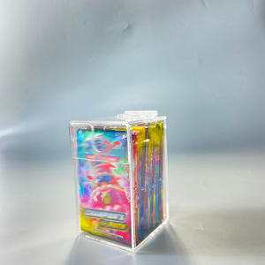 Bulk Dustproof UV Protected <b>Acrylic</b> Card Pack Case Booster Pack <b>Display</b> Holder - Product Image 1