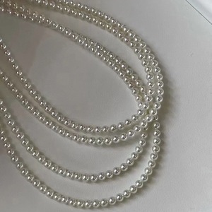Collana di <span class=keywords><strong>Perle</strong></span> d'Acqua Dolce Naturali ad Alta Lucentezza 4-5mm <span class=keywords><strong>Gioielli</strong></span> di Lusso Impeccabili per Donne - Product Image 1