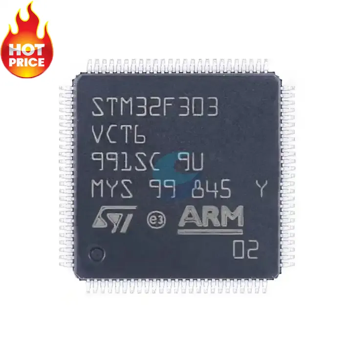 MCE STM32F303 elektronik bileşen entegre devre IC MCU 32BIT 256KB flaş 100LQFP stm32f303vstm32f303