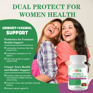 Private Label Service Womens Probiotic Tablets with Lactobacillus Rhamnosus Promote Regularity <b>Supplement</b> - Product Image 6