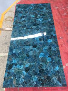 2025 pierre semi-précieuse <span class=keywords><strong>lumineuse</strong></span> pierre précieuse apatite <span class=keywords><strong>dalle</strong></span> pour mur plafond sol escalier table vanité - Product Image 4