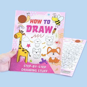 Carnet de coloriage DIY mignon et amusant, entraînement à la motricité fine, étape par étape simple, <span class=keywords><strong>dessin</strong></span> <span class=keywords><strong>facile</strong></span>, animaux - Product Image 1
