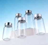 Bouteille en plastique PET de 60 ml à 200 ml pour médicaments, pilules, vitamines et compléments alimentaires, conteneur vide pour shampoing et lotion