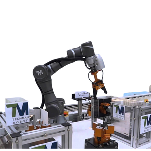 Robot collaboratif articulé Techman TM AI Cobot Arm, pince robotique RobotiQ personnalisée pour préhension et assemblage - Product Image 1