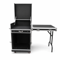 Armoire à trois portes GEHUA 12/14/16/18/20U, armoire audio pour l'aviation, amplificateur de puissance, console de mixage, boîte à outils résistante aux chocs