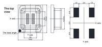 Capteur de mouvement infrarouge analogique quadri-éléments mini SMD Pdlux PD-PIR-4021LA