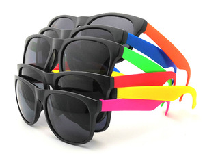 Neon Matte Pp Sunglasses Color Contrast Custom Gift Glasses - Product Image 2