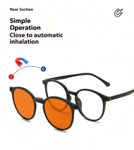 74-98% mới từ Clip năm đa chức năng phân cực kính mát máy tính Đọc Sách Chống ánh sáng màu xanh lọc chặn Kính - Product Image 3