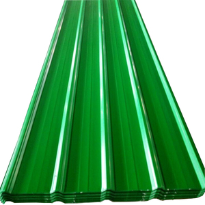 <span class=keywords><strong>Tôle</strong></span> de toiture <span class=keywords><strong>ondulée</strong></span> en zinc galvanisé PPGI <span class=keywords><strong>3m</strong></span> (12 pieds) 4 x 8 pieds, 0,45 mm, couleur verte - Product Image 5