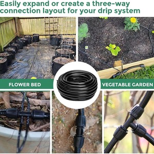 Set di Irrigazione a Goccia Personalizzato per Agricoltura, <span class=keywords><strong>Tubo</strong></span> Principale in PVC, <span class=keywords><strong>Tubo</strong></span> Capillare Micro-Irrigazione da 1/2 Pollice, Lunga Durata - Product Image 6