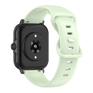 Correa de Silicona con Hebilla de Mariposa para <span class=keywords><strong>Amazfit</strong></span> GTS3/GTS2/GTS2 <span class=keywords><strong>MINI</strong></span>/BIP3/<span class=keywords><strong>Bip</strong></span> <span class=keywords><strong>U</strong></span>/<span class=keywords><strong>BIP</strong></span> 1, Diferentes Tamaños, Correa de Reloj a Bajo Precio - Product Image 4